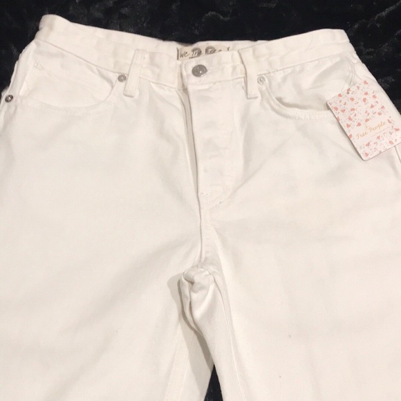 Free People Straight Flare Jeans. - Picture 4 of 8
